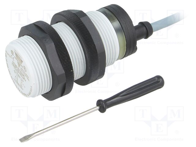 CARLO GAVAZZI SENSOR CAPACITIVO M30x50 SCR NA o NC SN16mm TERMOPLASTICO CABLE 2P 2MTS PVC