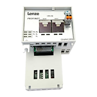 LENZE E84AYCERV EXTENSION MODULE PROFINET TCP/IP