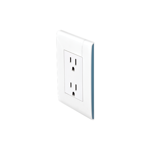 MODUS PRO TOMACORRIENTE POLARIZADA ATERRIZADA 2P+T 1 MOD 15A 127V