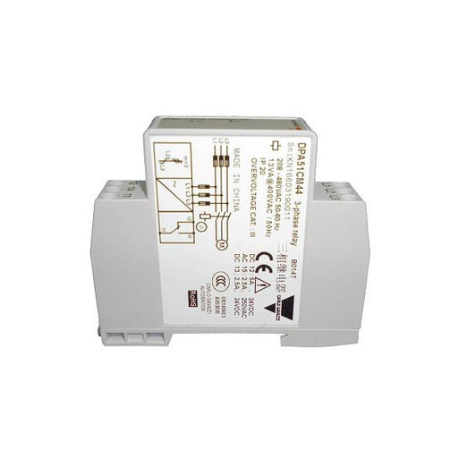 CARLO GAVAZZI 3-PHASE VOLT. RLY LOSS/SEQ DPA51CM44