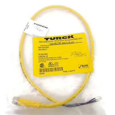 TURK ACTUATOR AND SENSOR CABLE CONNECTION CABLE 250V 5MTS