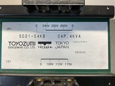 TRANSFORMADOR DE CONTROL 1F 1KV 440V/24VCA