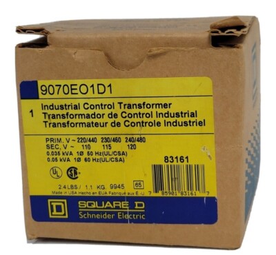 TRANSFORMADOR DE CONTROL 1F 100/230VA 440-460-480V