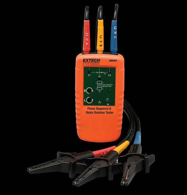 EXTECH 480400 PHASE SEQUENCE/MOTOR ROTATION