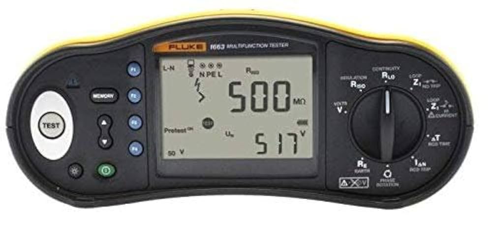 FLK-1663 SCH PROBADOR DE INSTALACIONES C/RCD