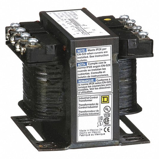 TRANSFORMADOR DE CONTROL 1F 100VA 120V/24V