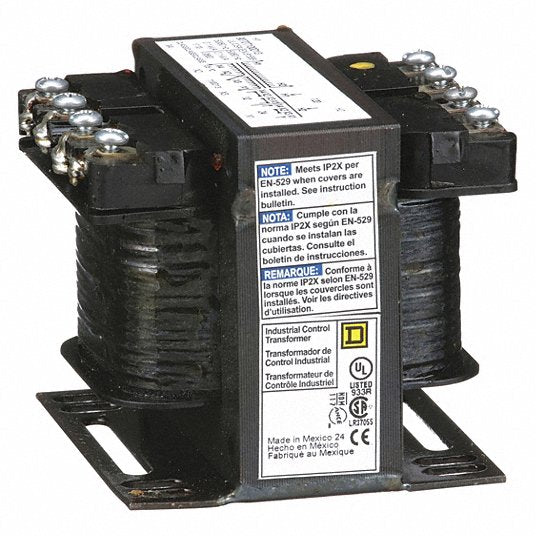 TRANSFORMADOR DE CONTROL 1F 100VA 120V/24V