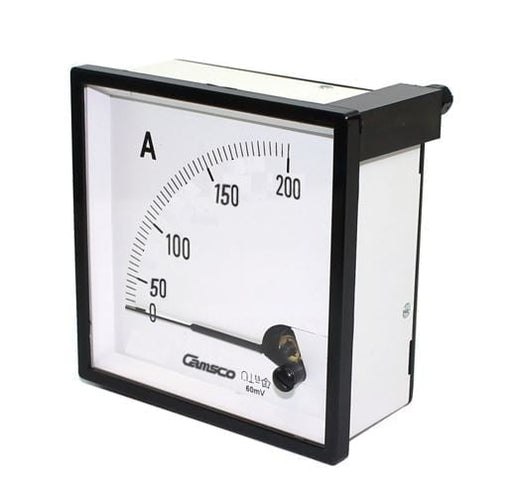 AMPERIMETRO 96X96MM BE-96-200/5A 200-5AMP