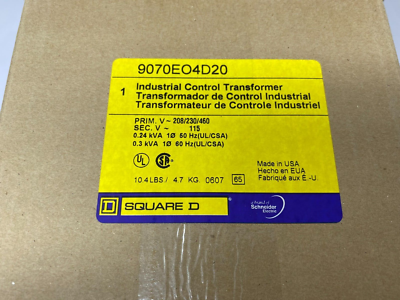 TRANSFORMADOR DE CONROL 1F 200VA 230/120V