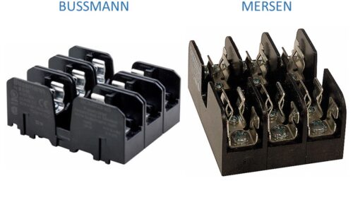 MERSEN PORTAFUSIBLE USM3 600V 30A MIDGET 10X38 3 POLOS