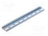 RIEL DIN PERFORADO 2 MTR 35X7.5