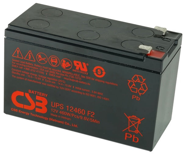 BATERIA SELLADA CSB UPS 12460 LIBRE DE MNATENIMIENTO