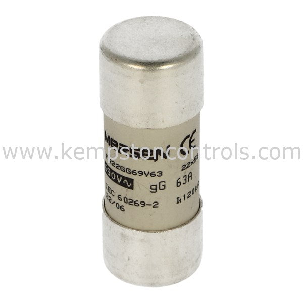 Y215646 MERSEN FUSIBLE 22X58 GG 63A 690VAC