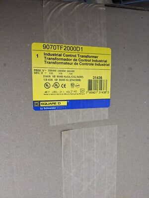 TRANSFORMADOR DE CONTROL 2F 2KV 460/220V