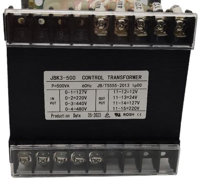 TRANSFORMADOR DE CONTROL 3F 500VA 440V/220V-127V