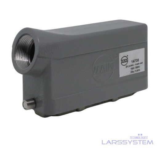 WAIN TIPO HARTING CONECTOR MACHO 10 POLOS