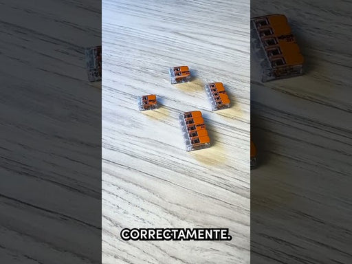 WAGO  BORNA DE CONEXION EN LINEA 12AWG 2 COND.BLANCO T85 4MM