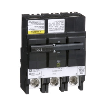 SQUARE D INT TERMOMAGNETICO 3P 125AMP  QO3125