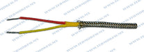 CABLE TERMOPAR TIPO K CAL. 20 FIBRA DE VIDRIO CON MALLA