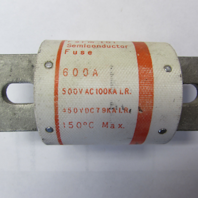 FERRAZ FUSIBLE 500V SEMICONDUCTOR 600 AMPS  A50P6004