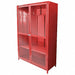 GABINETE P/EQUIPO DE SEG CON CHAPA METALICA ROJO