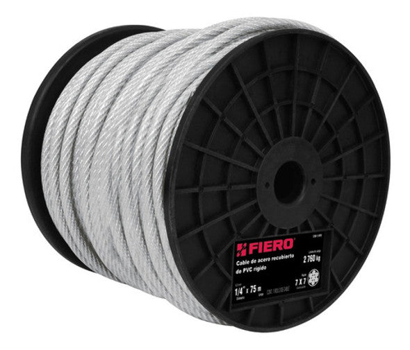 CABLE DE ACERO 1/8" - 7X7 (100 mts)