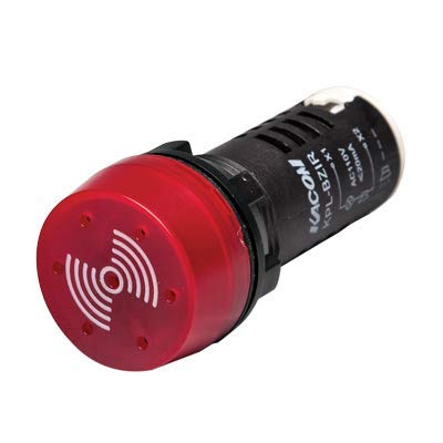 ZUMBADOR PILOTO ROJO 22MM 24VCD-CA