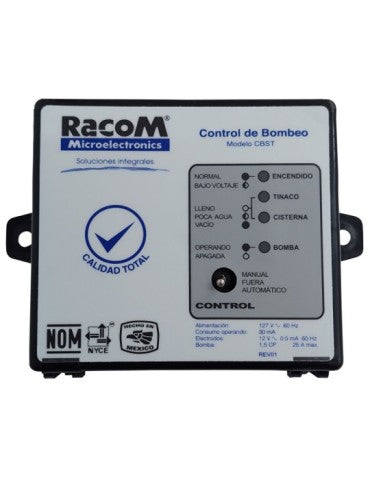 RACOM CONTROL HIDRONEUMATICO SIMPLE-DUPLEX-TRIPLEX O CUADRUPLEX I