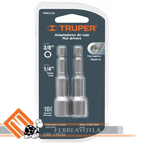 TRUPER DESARMADOR DE CAJA DE 3/8