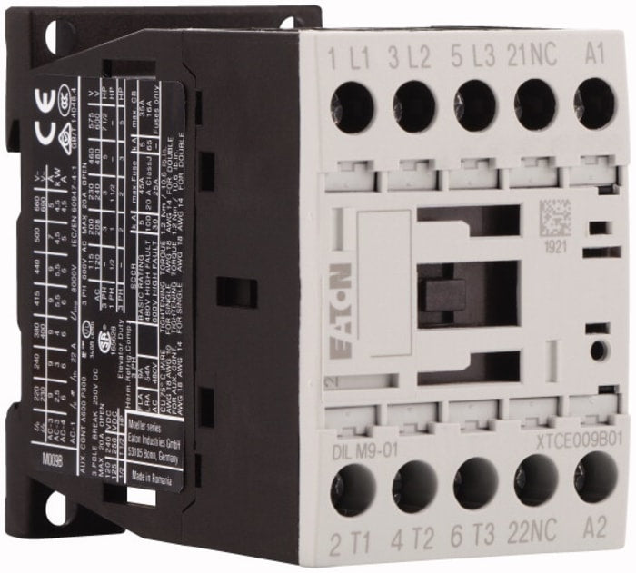 MOELLER CONTACTOR 3P 4 KW 1NC(230V50HZ-240V60HZ) 276725 — Dimeint.com
