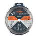 TRUPER DISCO DIAMANTE 7" RIN TURBO