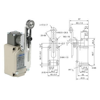 CNTD INTERRUPTOR DE LIMITE 10A 380V CWLCA12-2-Q