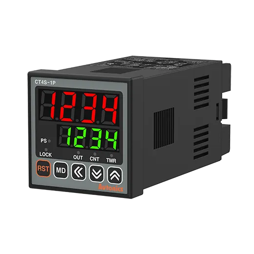 AUTONICS CT4S-1P4 COUNTER/TIMER 4 DIGIT DIN 48WX48H DIN 100-240VA