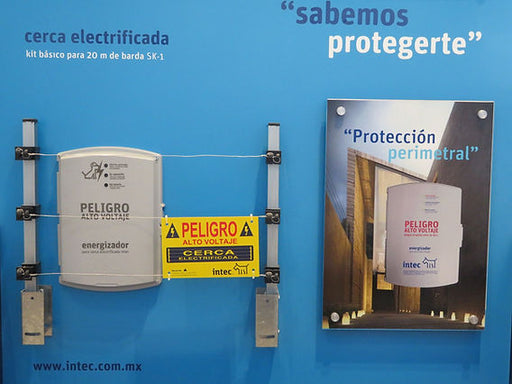 INTEC CENTRAL DE ALTO VOLT C/BATERIA DE RESPALDO Y SIRENA