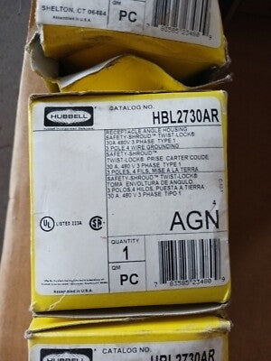 HUBBELL RECEPTACULO TWIST LOCK 3P 4H 250V