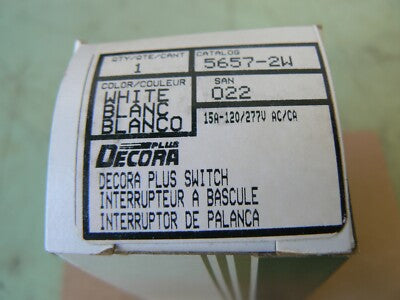 LEVITON INTERRUPTOR DE PALANCA COMERCIAL 2P 15A
