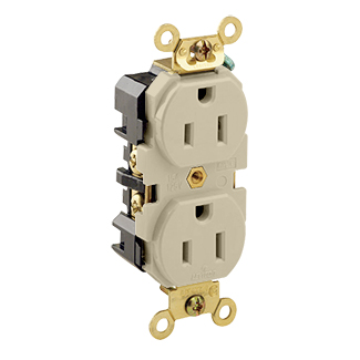ARROW RECEP DUPLEX 2P 3H 20AMP 5-20R MARFIL