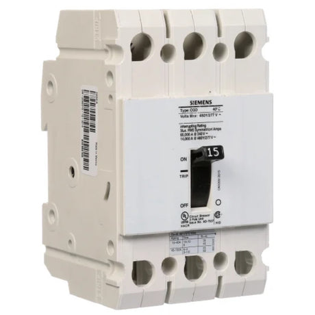 SIEMENS INT CQD MONTAJE RIEL 3P 15A