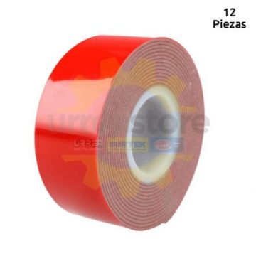 SURTEK CDCG25 CINTA DOBLE CARA GRIS 25MM