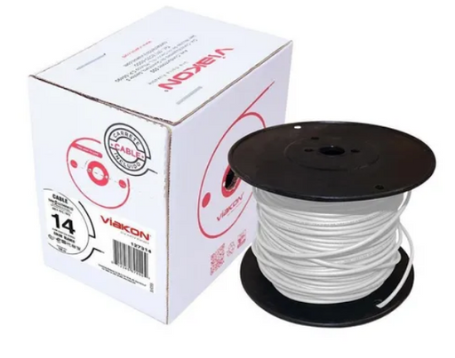 VIAKON CABLE NYLON 14 AWG BLANCO METRO