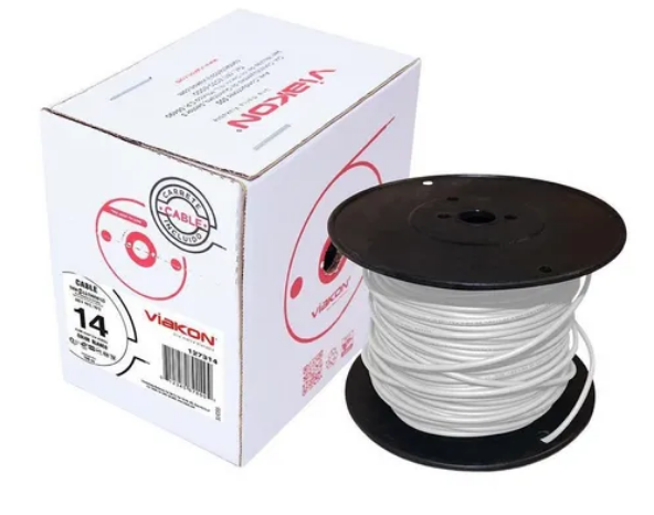VIAKON CABLE NYLON 12 AWG BLANCO METRO