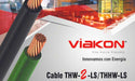 VIAKON CABLE 8 NARANJA THHW METRO