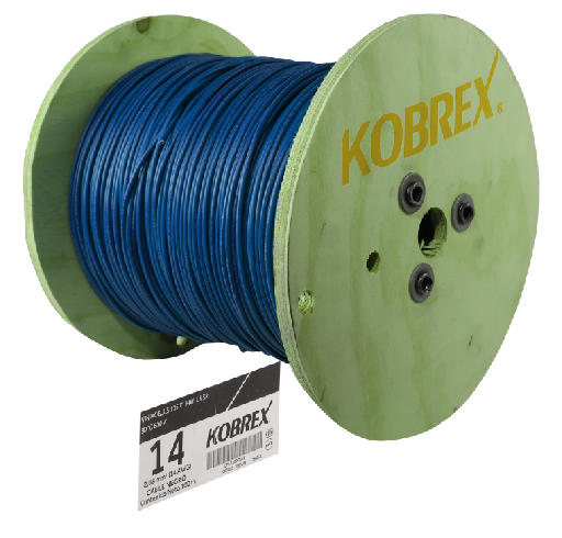 KOBREX CABLE 8 AZUL THHW ROLLO 100MTS