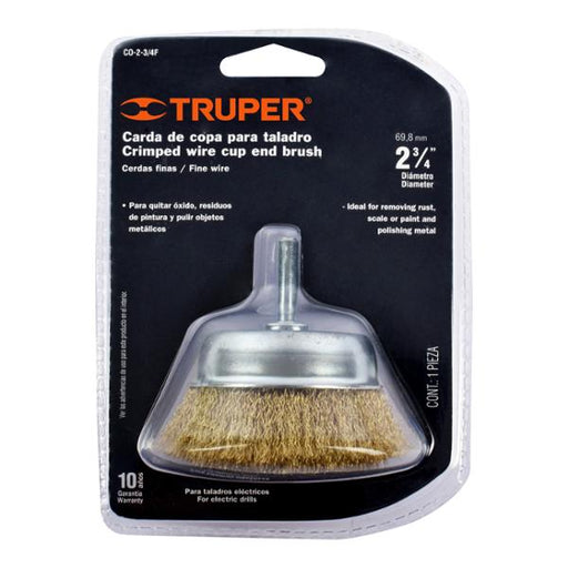 TRUPER CARDA P/TALADRO DIAMETRO 4""FINA
