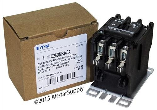 CUTLER CONTACTOR DE PROPOSITO DEFINIDO C25 3P 40AMP 120V