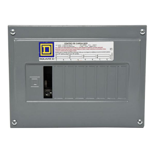 CENTRO DE CARGA DE 8P 100A 120/240V 1F-3H 1 KA ENCHUFABLE SOBRE
