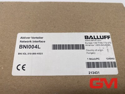 BALLUFF BNI IOL-310-000-K025 IO-LINK IO MODULE 10-30VDC
