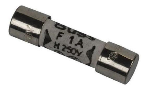 BUSS FUSIBLE MINI 250V CERAMICA ACCION RAPIDA 1AMP