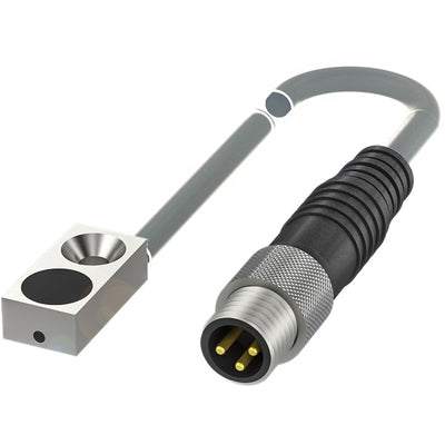 BALLUFF SENSOR INDUCTIVO BLOQUE 16x8x4.7 PNP NA RAS SN2mm LATON SIN NIQUEL CABLE-CONEC M8 3P 0.2MTS SILICONA