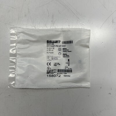 BALLUFF SENSOR INDUCTIVO M8x50 PNP NA NO-RAS NS4mm ACERO FINO CONEC M8 3P